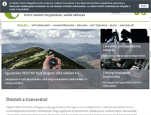 Tablet Screenshot of concordia-od.hu